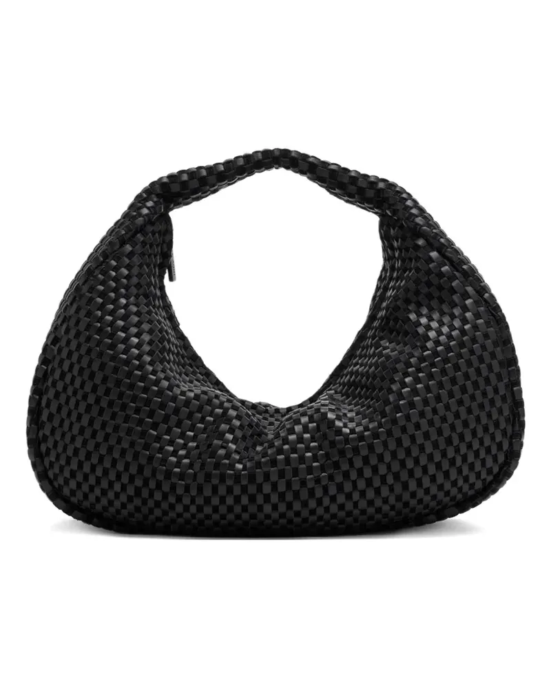 St. Agni Bon Bon lattice-weave tote bag - Schwarz Schwarz