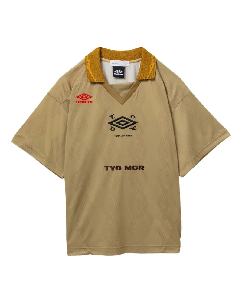 Toga x Umbro T-Shirt mit Muster - Nude Nude