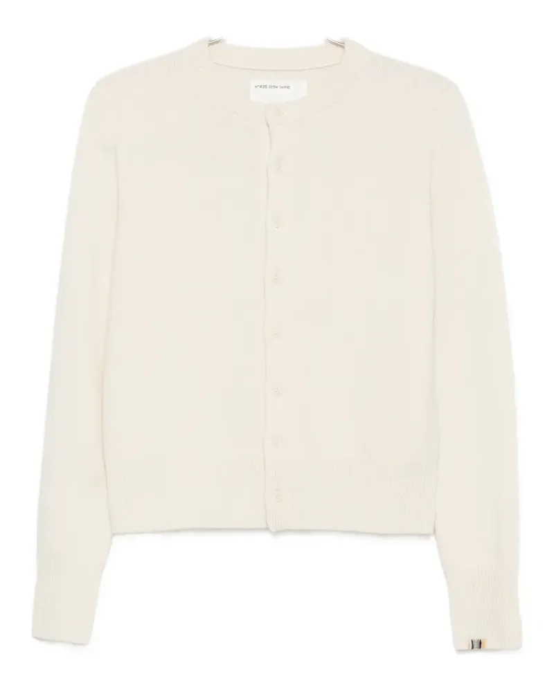 extreme cashmere button-up knitted cardigan - Nude Nude