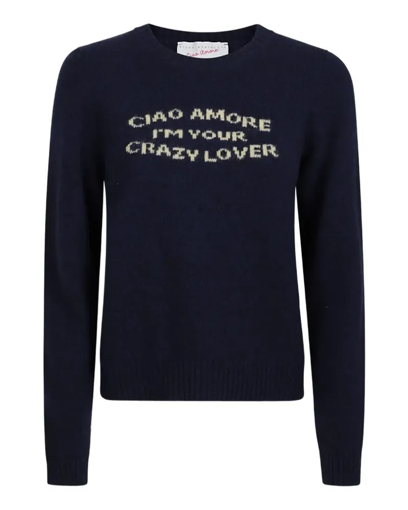 Giada Benincasa Crazy Lover Pullover mit Jacquardmuster - Blau Blau