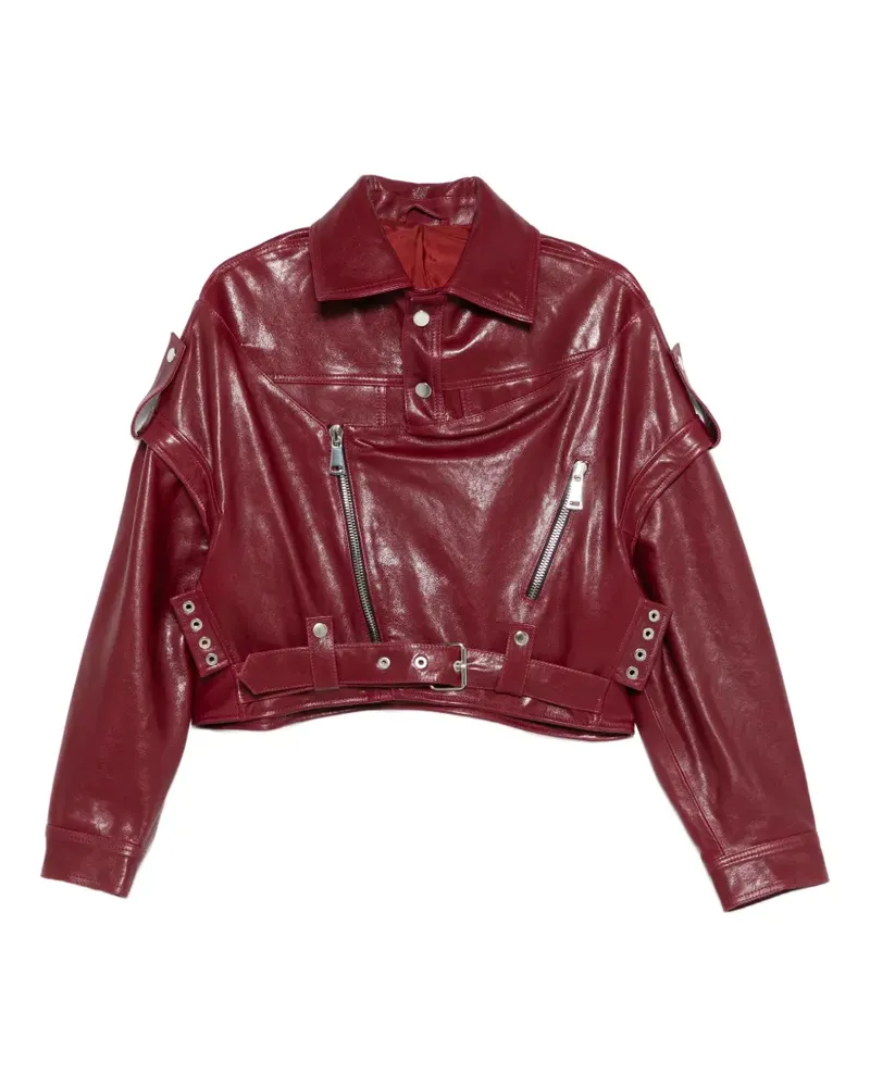 Manokhi oversized belted jacket - Rot Rot