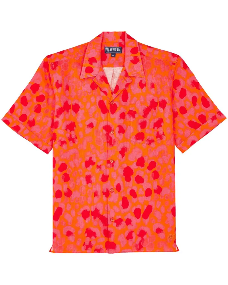 Vilebrequin Klassisches Bowlinghemd - Orange Orange