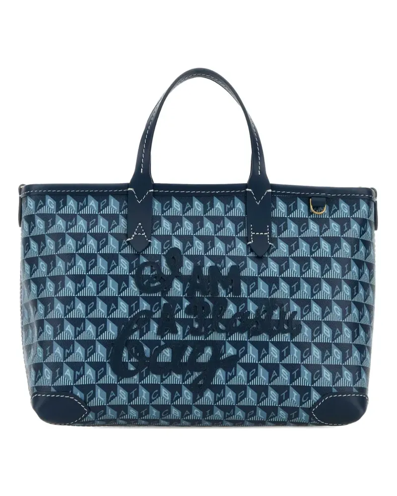 Anya Hindmarch I Am A Plastic Bag mini bag - Blau Blau