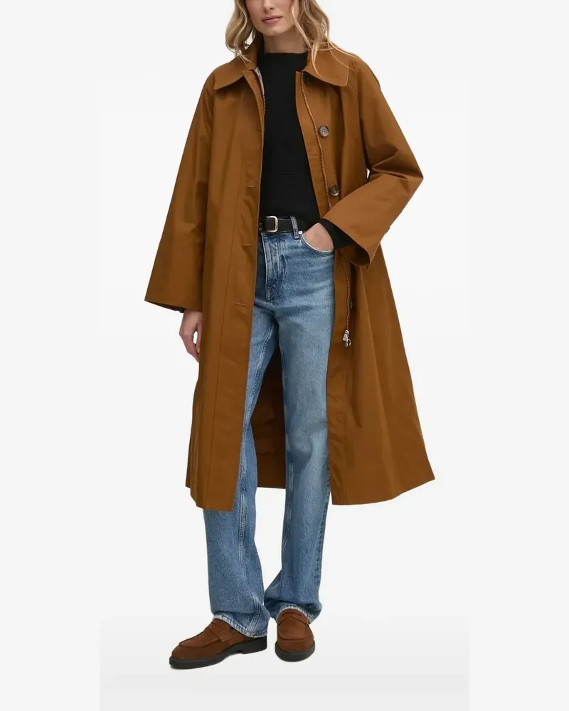 Barbour Trenchcoat mit Gürtel - Braun Braun