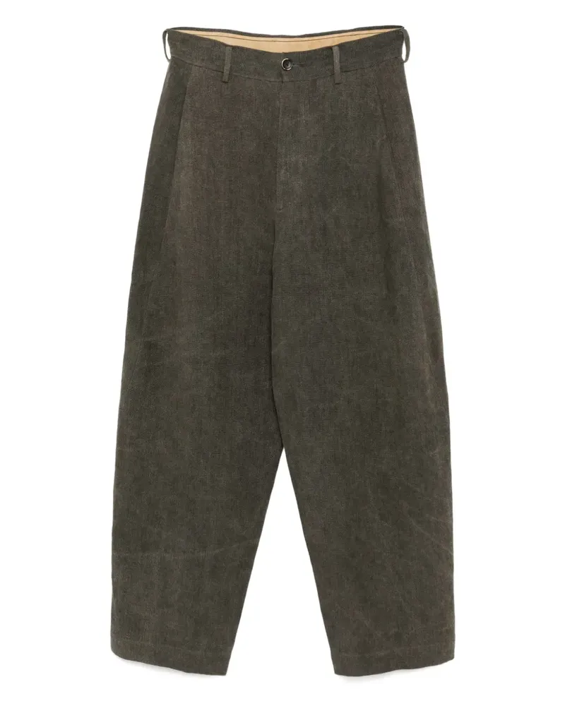 Uma Wang Hose aus Leinen - Grau Grau