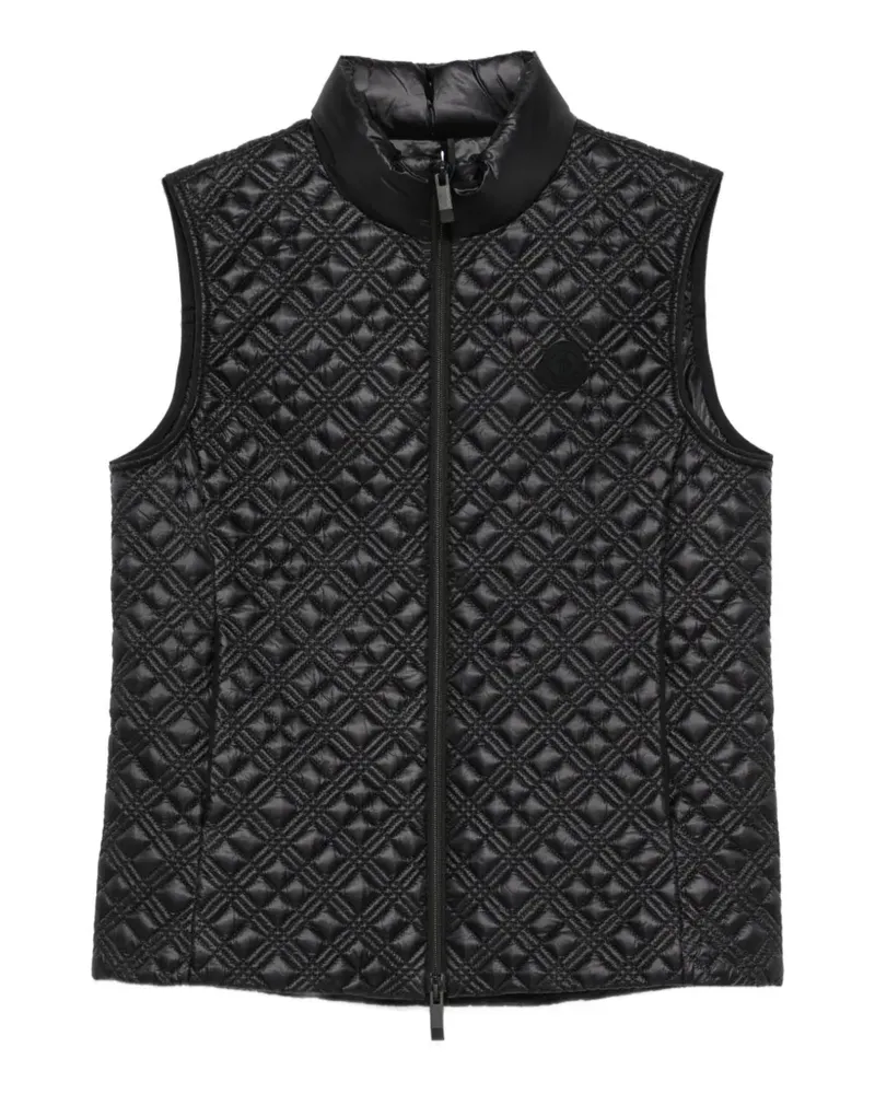Moncler Gesteppte Weste - Schwarz Schwarz