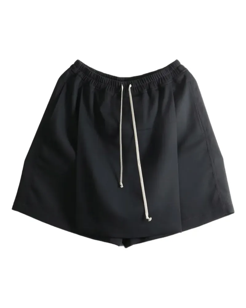 Rick Owens drawstring-waistband knee-length shorts - Schwarz Schwarz