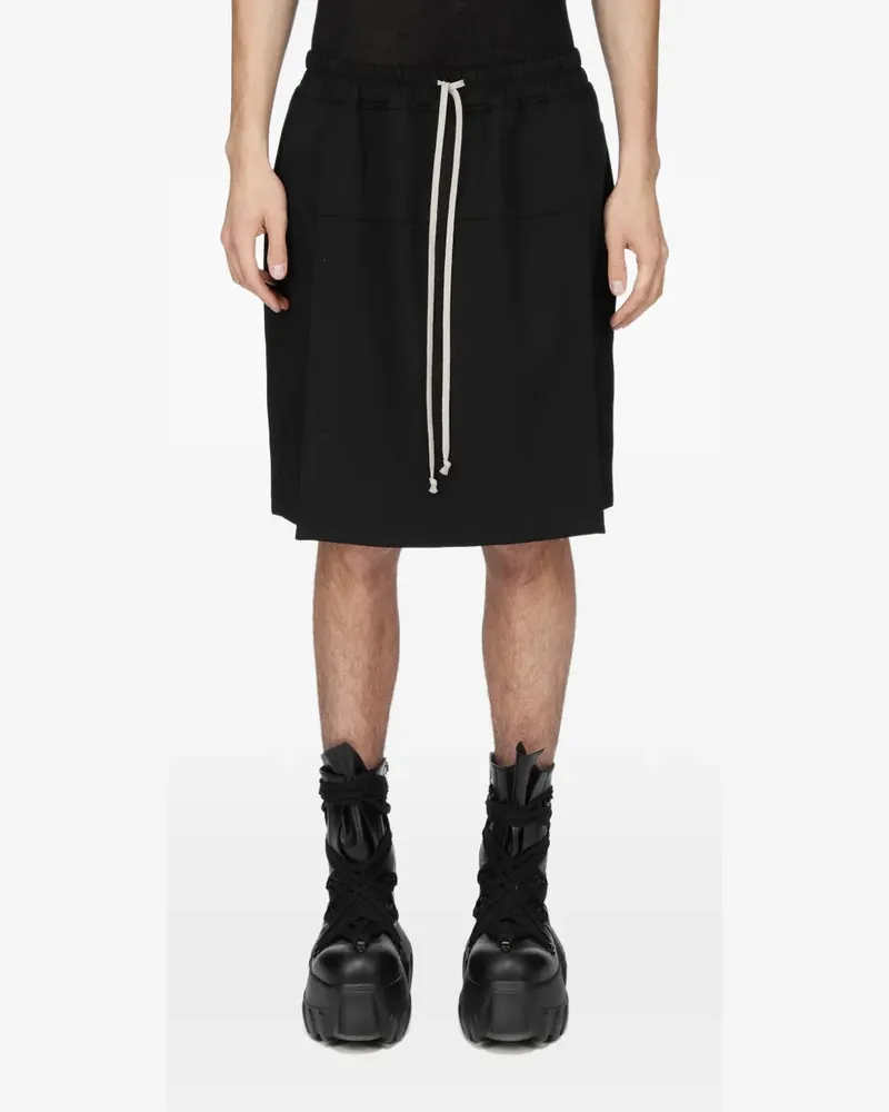 Rick Owens Cargohose aus Wolle - Schwarz Schwarz