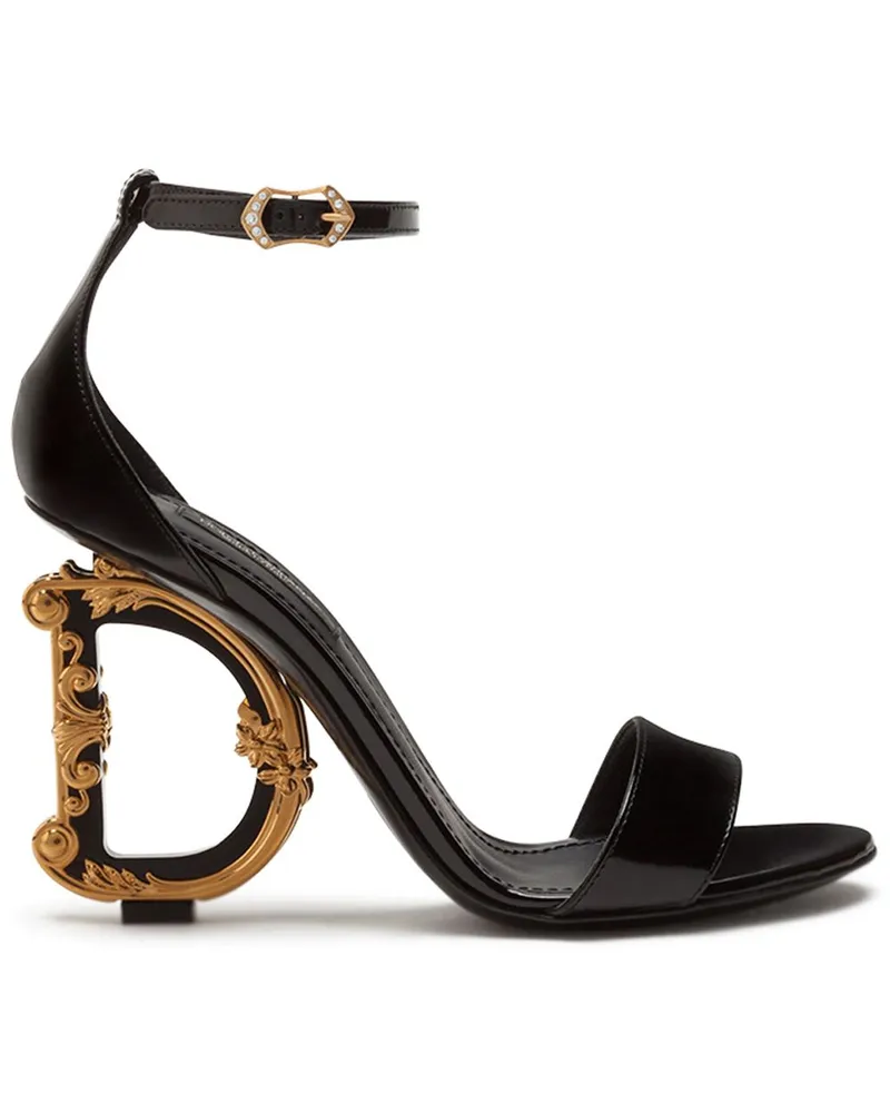 Dolce & Gabbana Sandalen aus Kalbsleder - Schwarz Schwarz