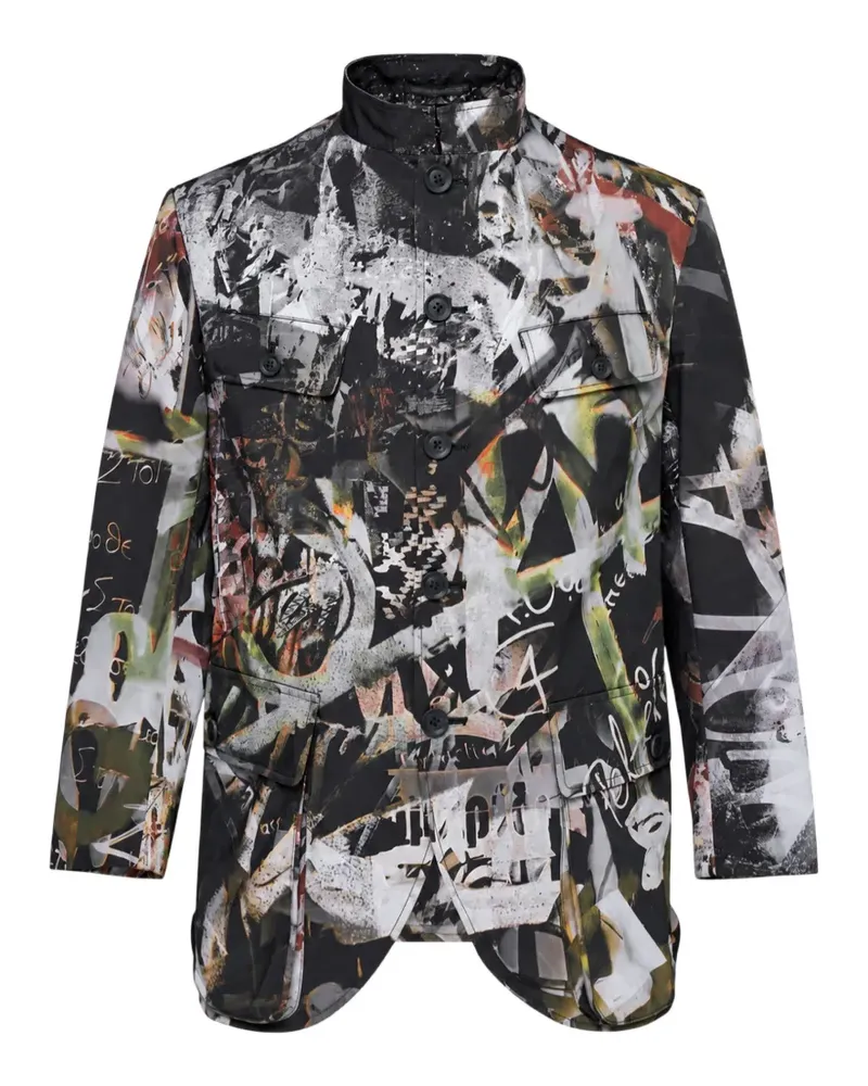 Yohji Yamamoto PE Graphite Jacke - Schwarz Schwarz