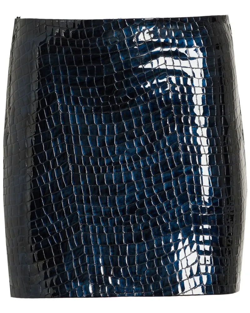 Retrofête Camila Lederrock - Blau Blau