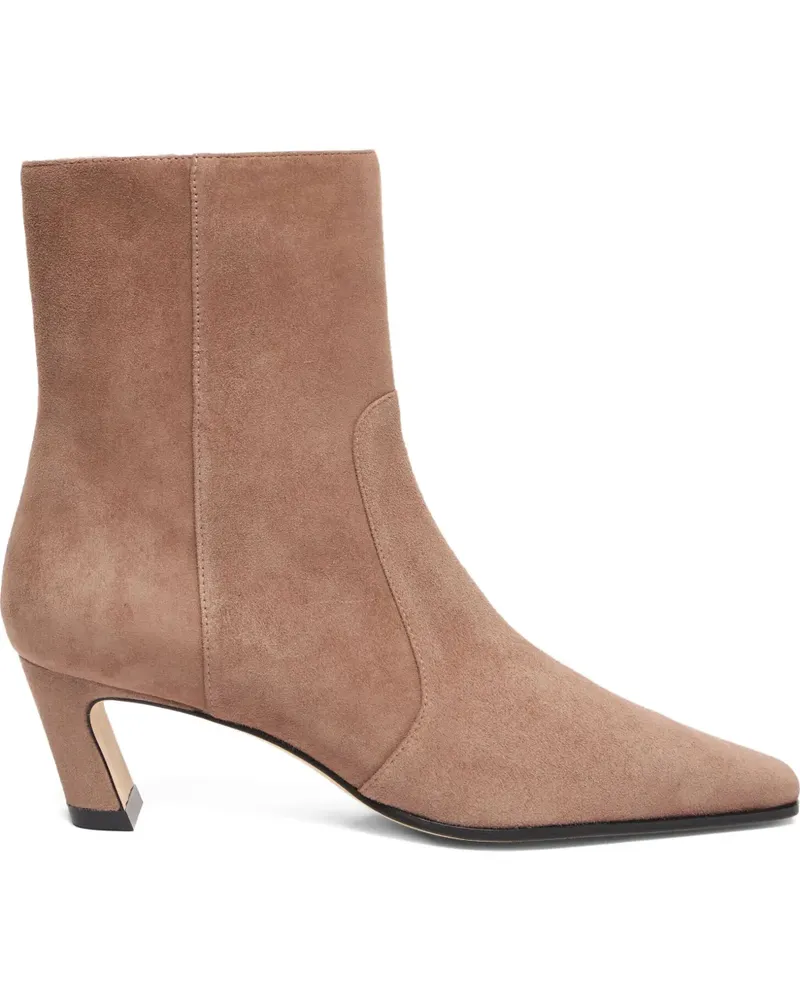 Stuart Weitzman 50mm Stassi ankle boots - Nude Nude