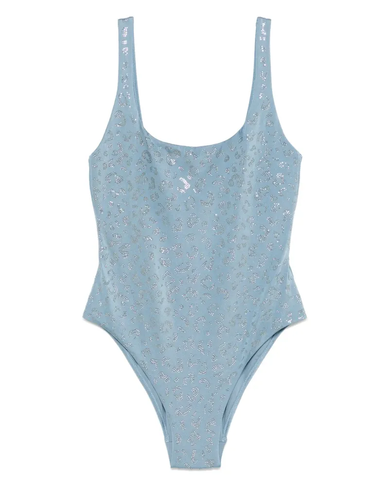 MC2 Saint Barth Body im Metallic-Look - Blau Blau