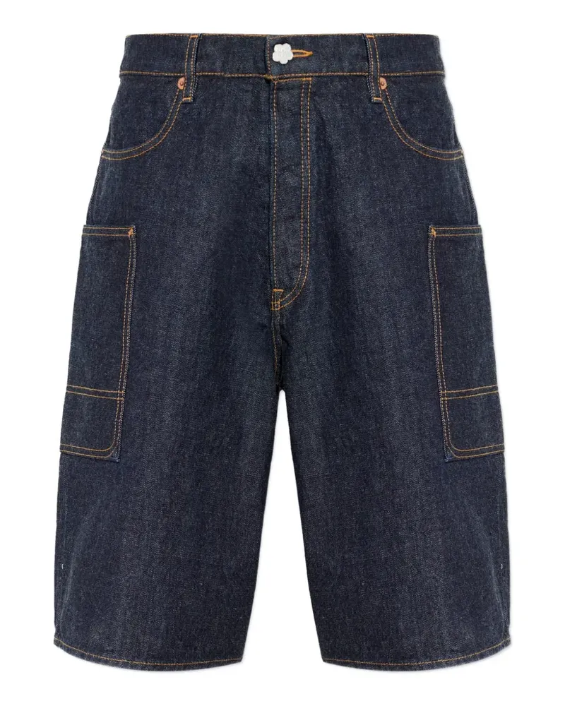 Kenzo cargo-style denim shorts - Blau Blau