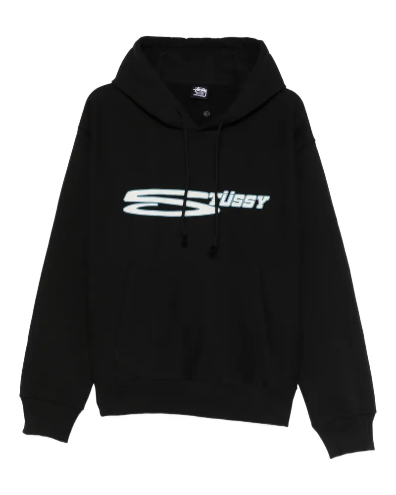 Stüssy Hoodie mit Logo - Schwarz Schwarz