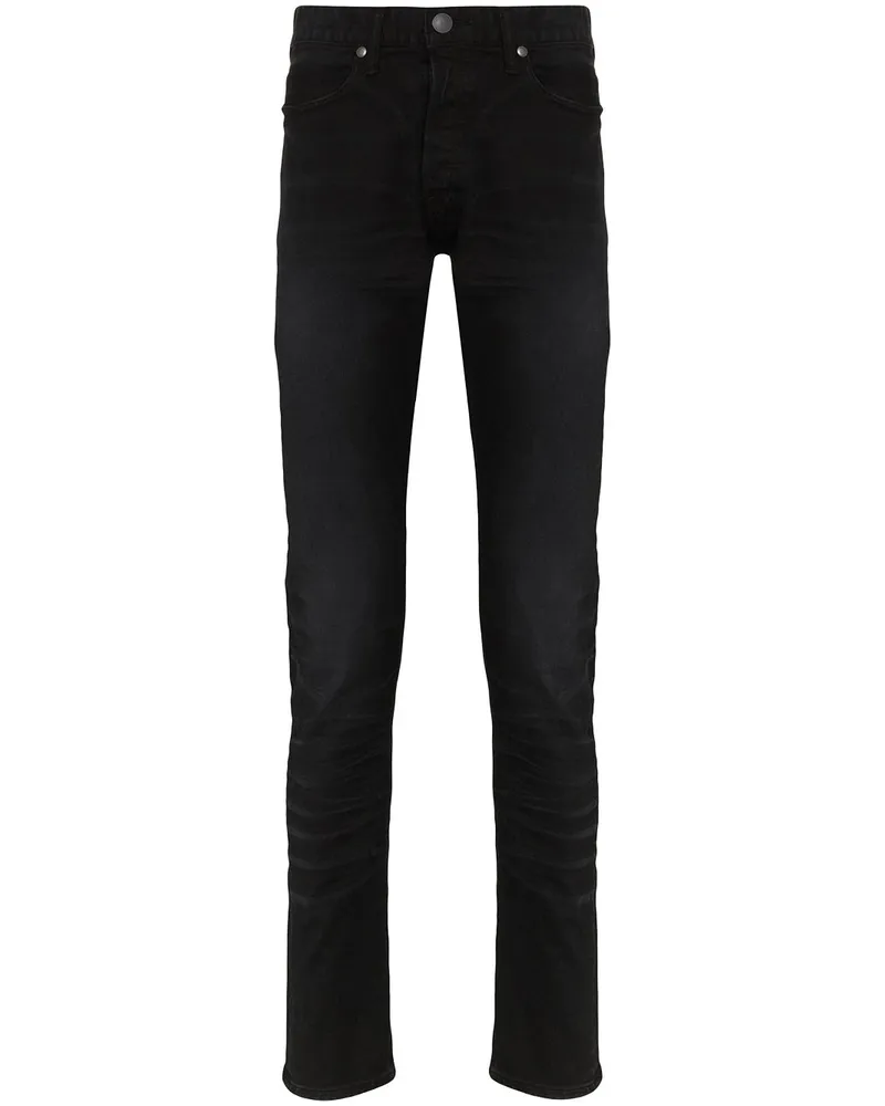 John Elliott + Co The Cast 2' Skinny-Jeans - Schwarz Schwarz
