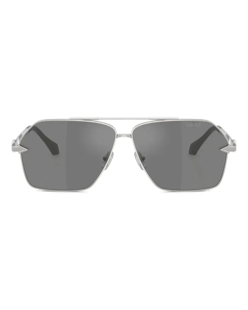 Versace Getönte Pilotenbrille - Silber Silber