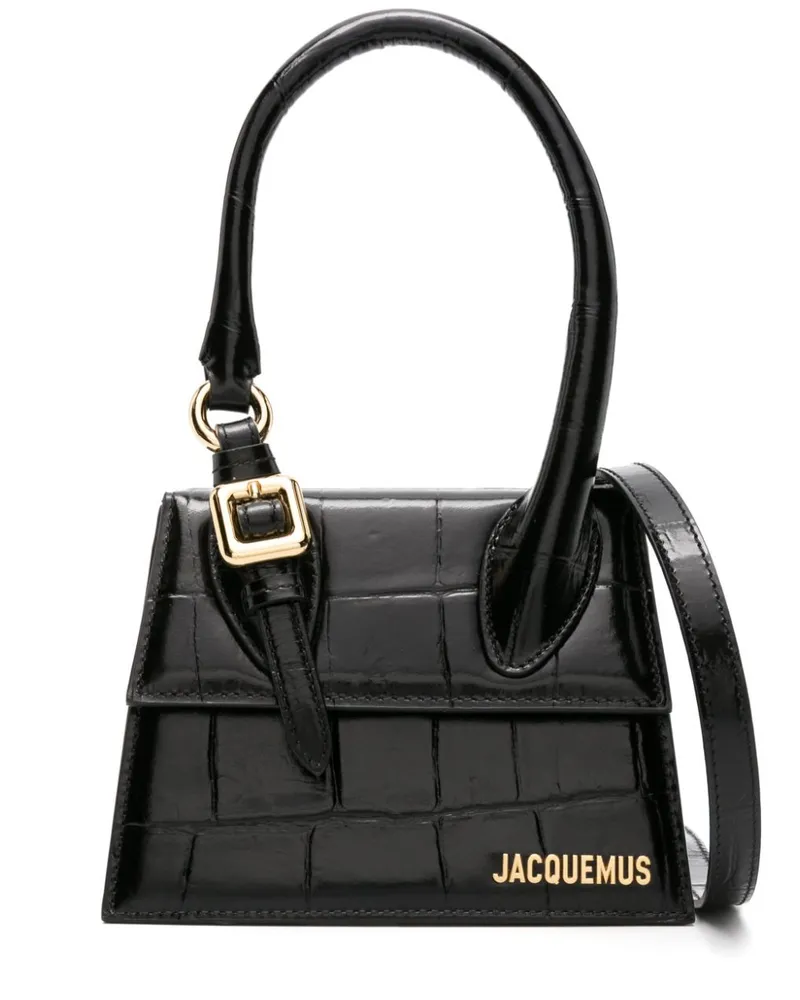 Jacquemus Le Chiquito Moyen Boucle Handtasche - Schwarz Schwarz