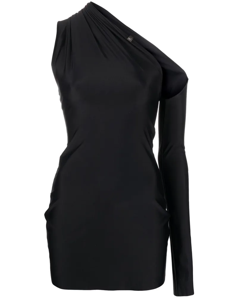 1017 ALYX 9SM Asymmetrisches Minikleid - Schwarz Schwarz
