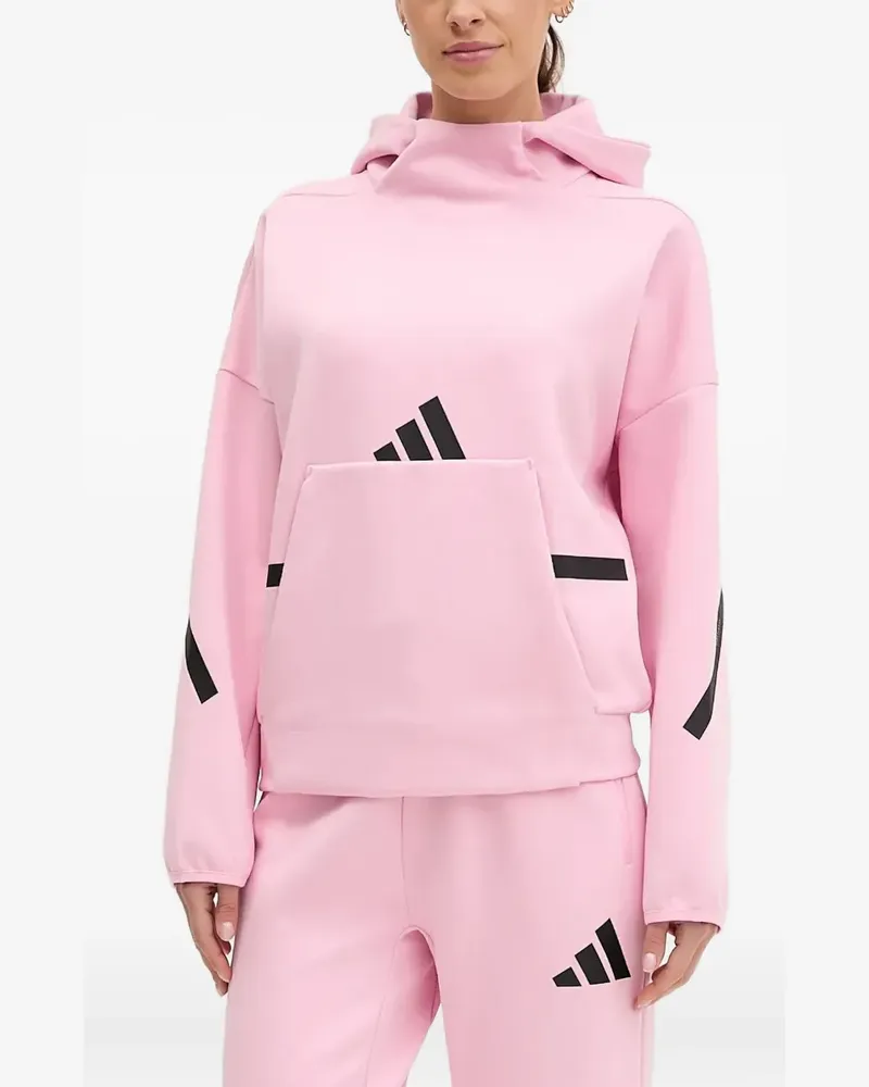 adidas Z.N.E Hoodie mit Kängurutasche - Rosa Rosa