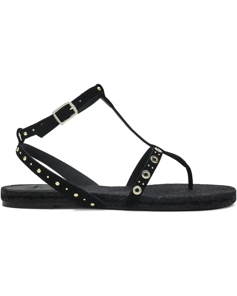 Castañer Pati Sandalen mit Nieten - Schwarz Schwarz