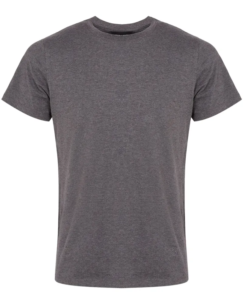 Yves Salomon T-Shirt aus Jersey - Grau Grau