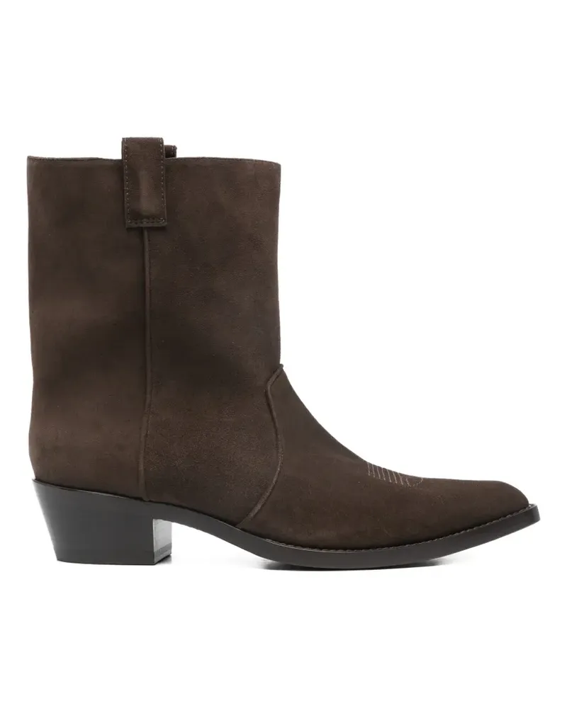 KHAITE Clive ankle boots - Braun Braun