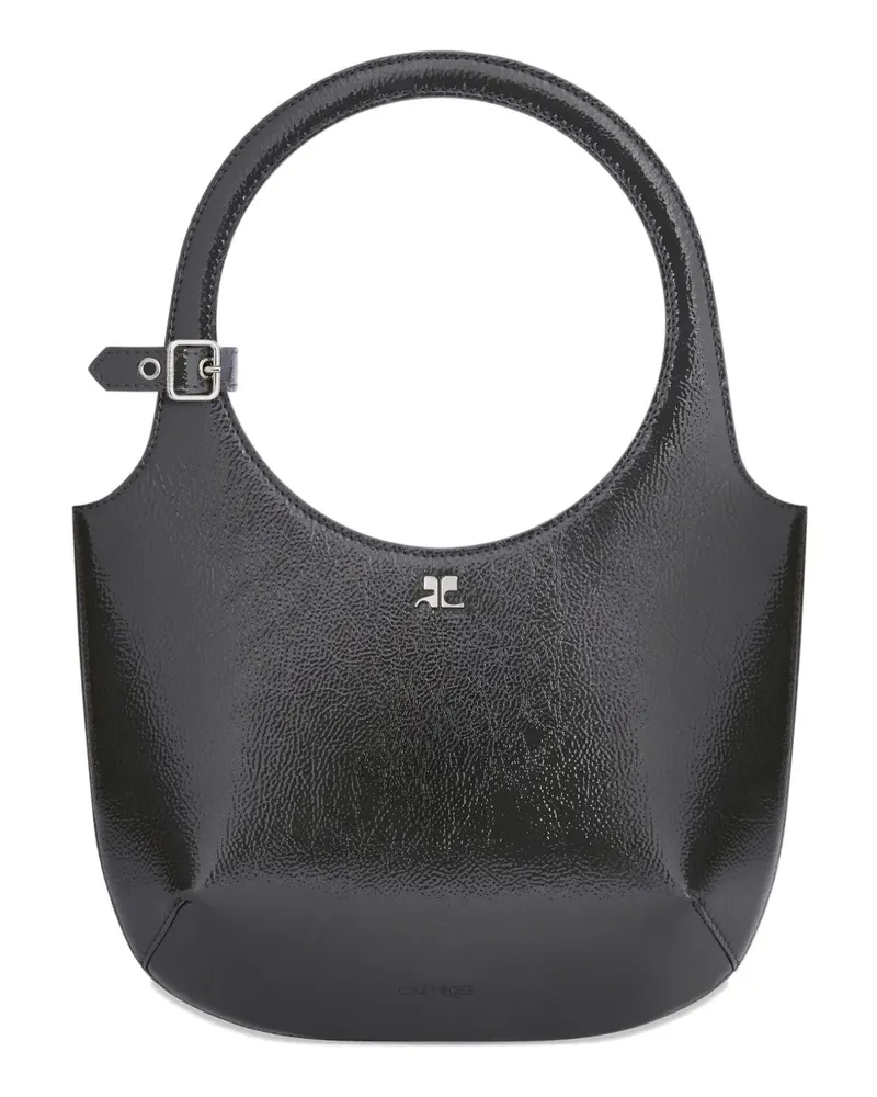 Courrèges Handtasche aus Leder - Schwarz Schwarz