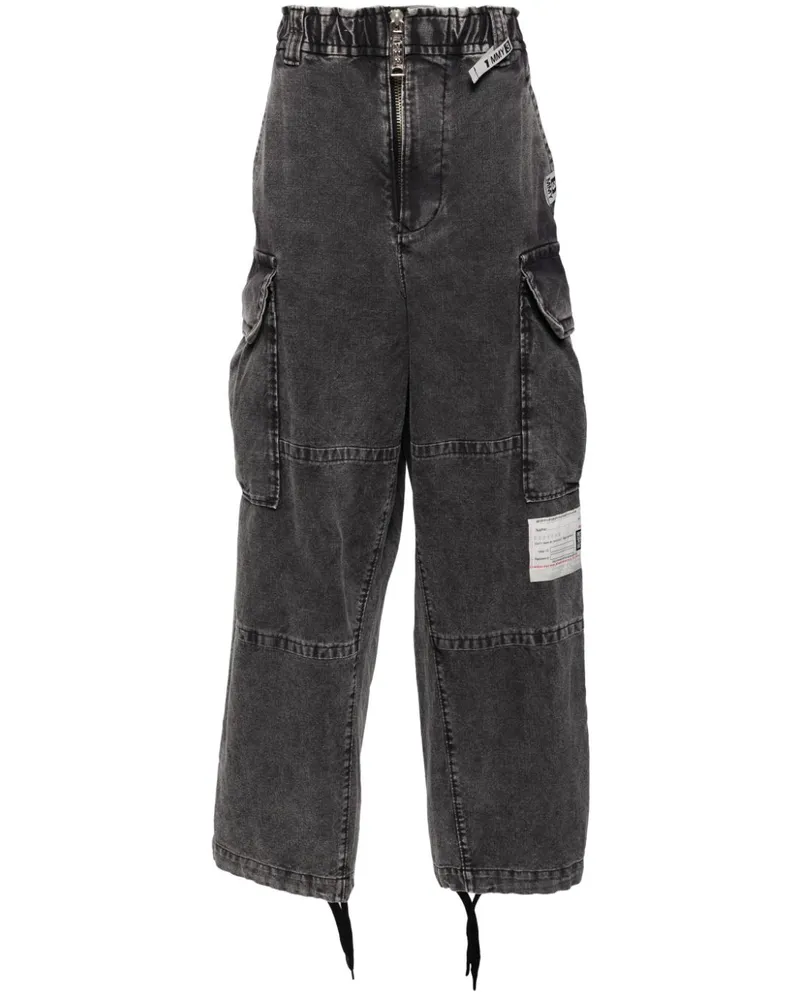 MIHARAYASUHIRO Hose im Military-Look - Schwarz Schwarz