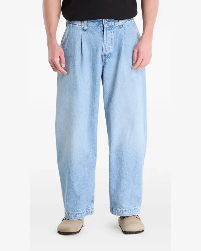 Calvin Klein Jeans mit Faltendetail - Blau Blau