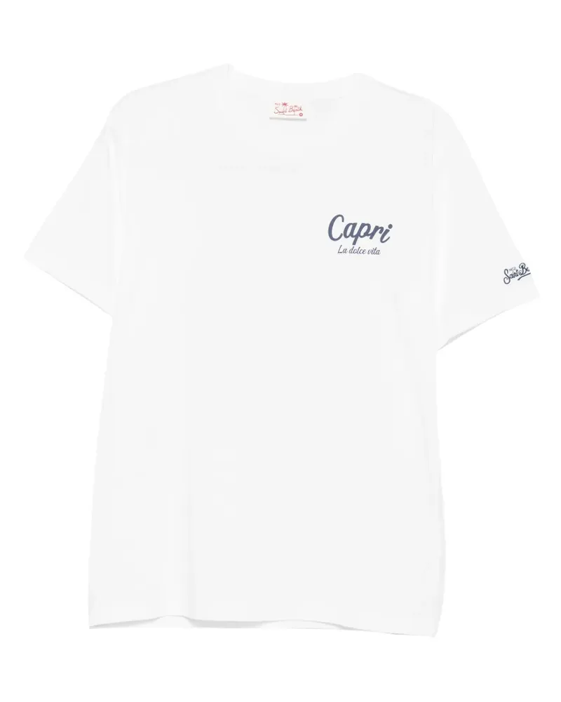 MC2 Saint Barth Portland Capri graphic-print T-shirt - Weiß Weiß