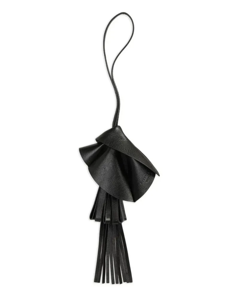 Ralph Lauren Taschenanhänger mit Blumen - Schwarz Schwarz