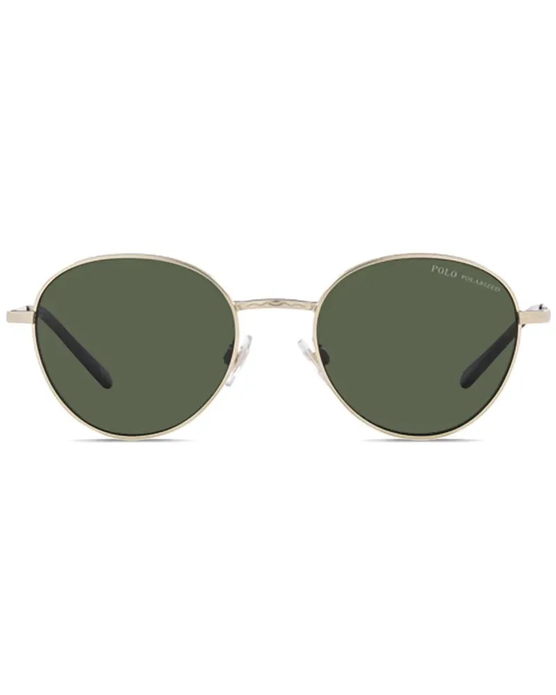 Ralph Lauren Runde Sonnenbrille - Gold Gold