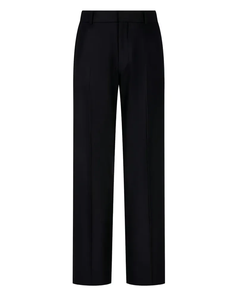 ManOnTheBoon flannel soft wool pants - Schwarz Schwarz