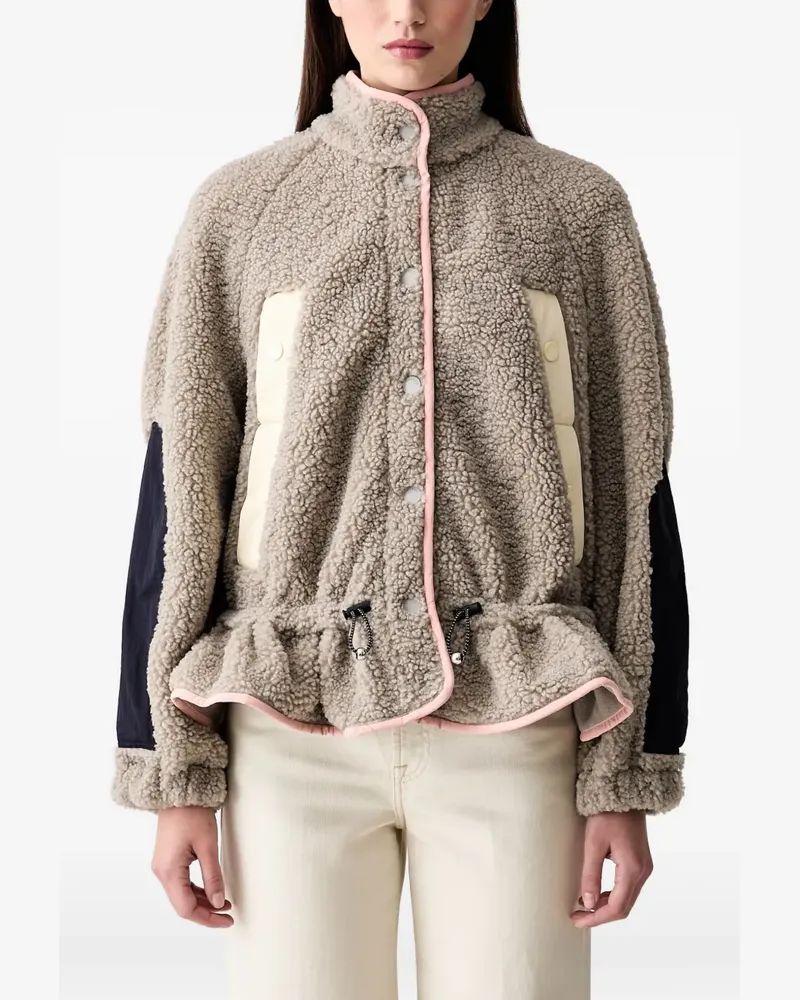 Stine Goya Geraffte Jacke mit tiefen Schultern - Grau Grau