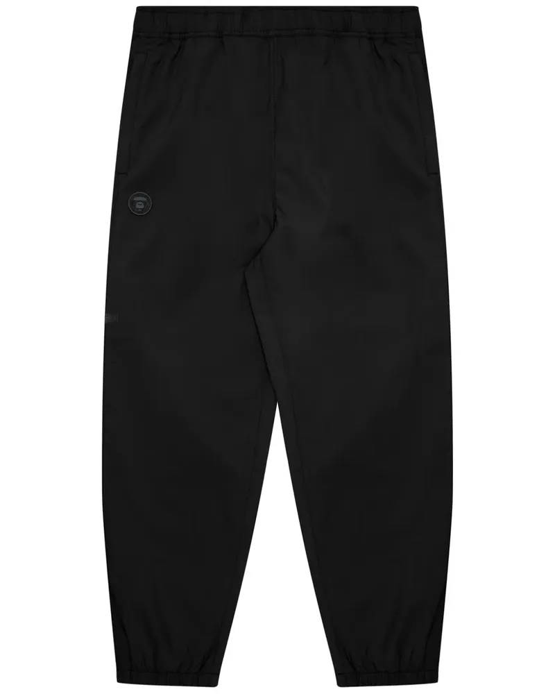 BAPE Cargohose mit Logo-Applikation - Schwarz Schwarz