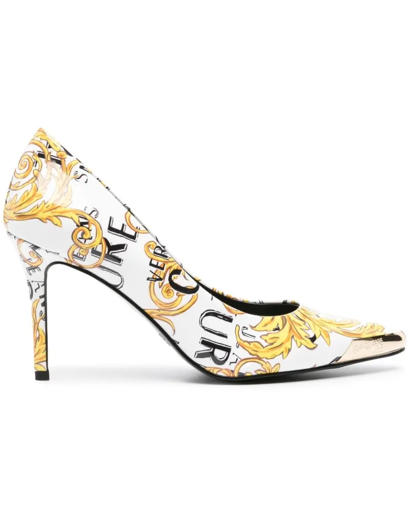 Versace Jeans Scarlett Barocco Pumps Weiß