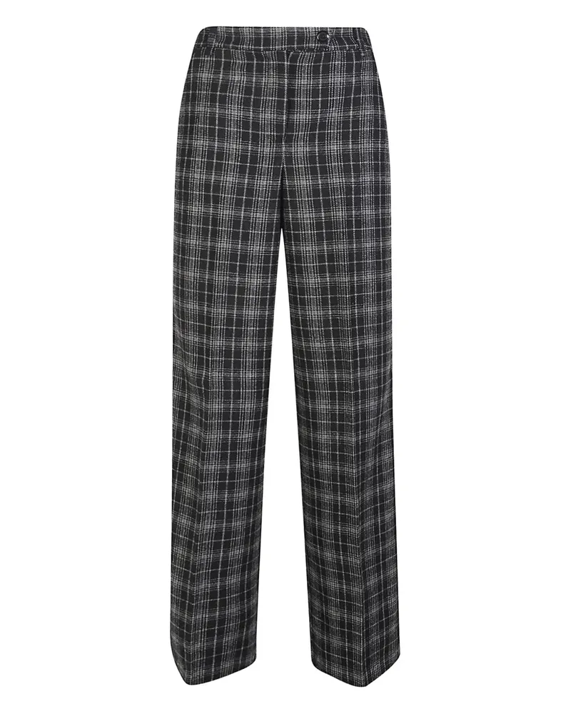 Pinko plaid trousers - Schwarz Schwarz