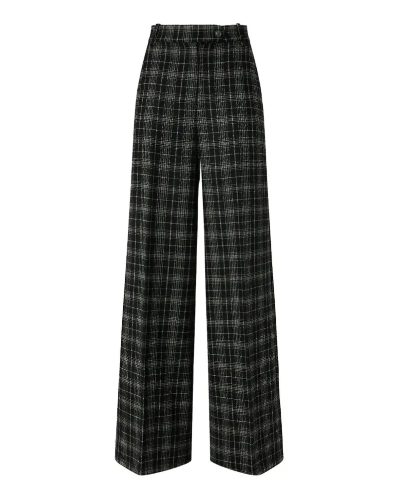 Pinko Karierte Hose - Schwarz Schwarz