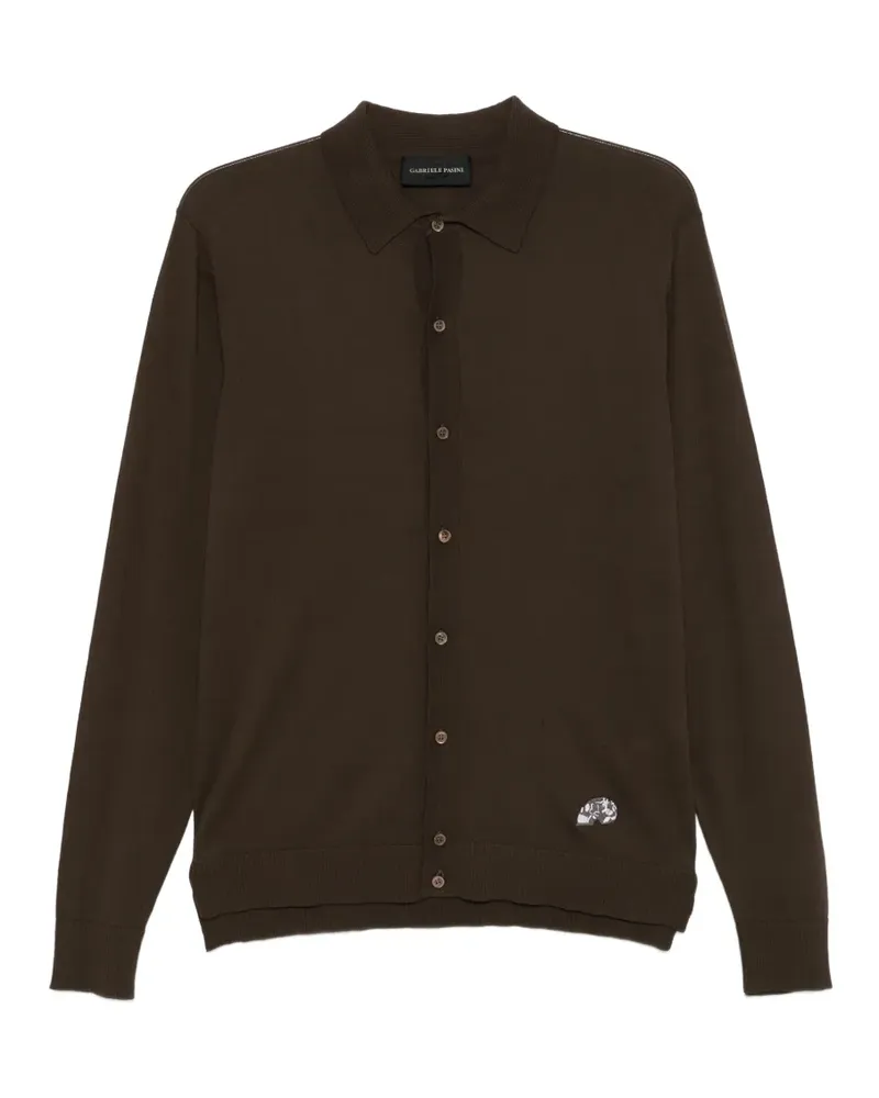 Gabriele Pasini Cardigan mit Knöpfen - Braun Braun