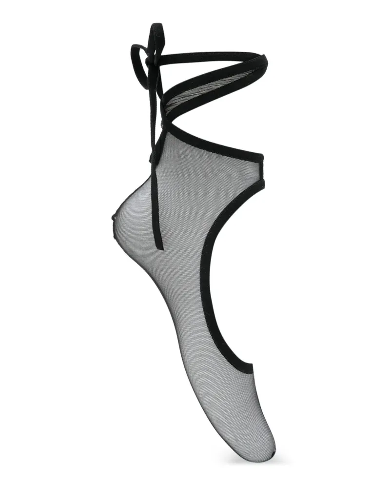 Vivetta tie-fastening socks - Schwarz Schwarz