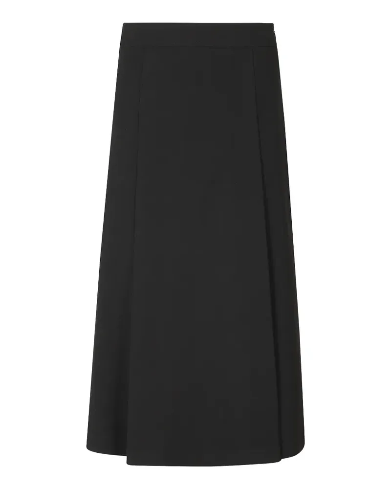 Seventy zip-fastening midi skirt - Schwarz Schwarz