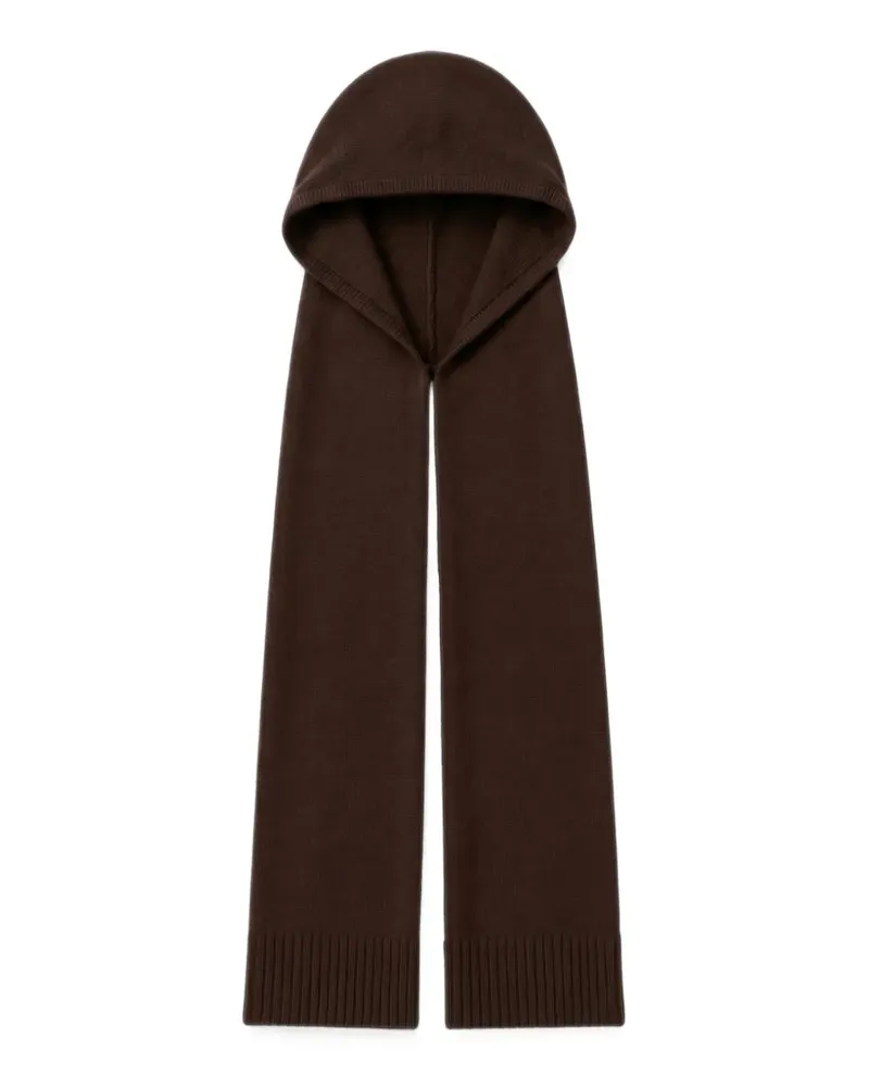 Chinti & Parker Fein gestrickter Schal - Braun Braun