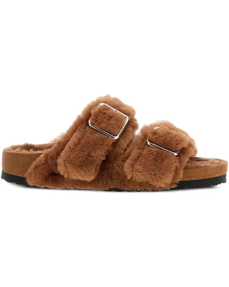 Birkenstock 1774 Arizona shearling sandals - Braun Braun