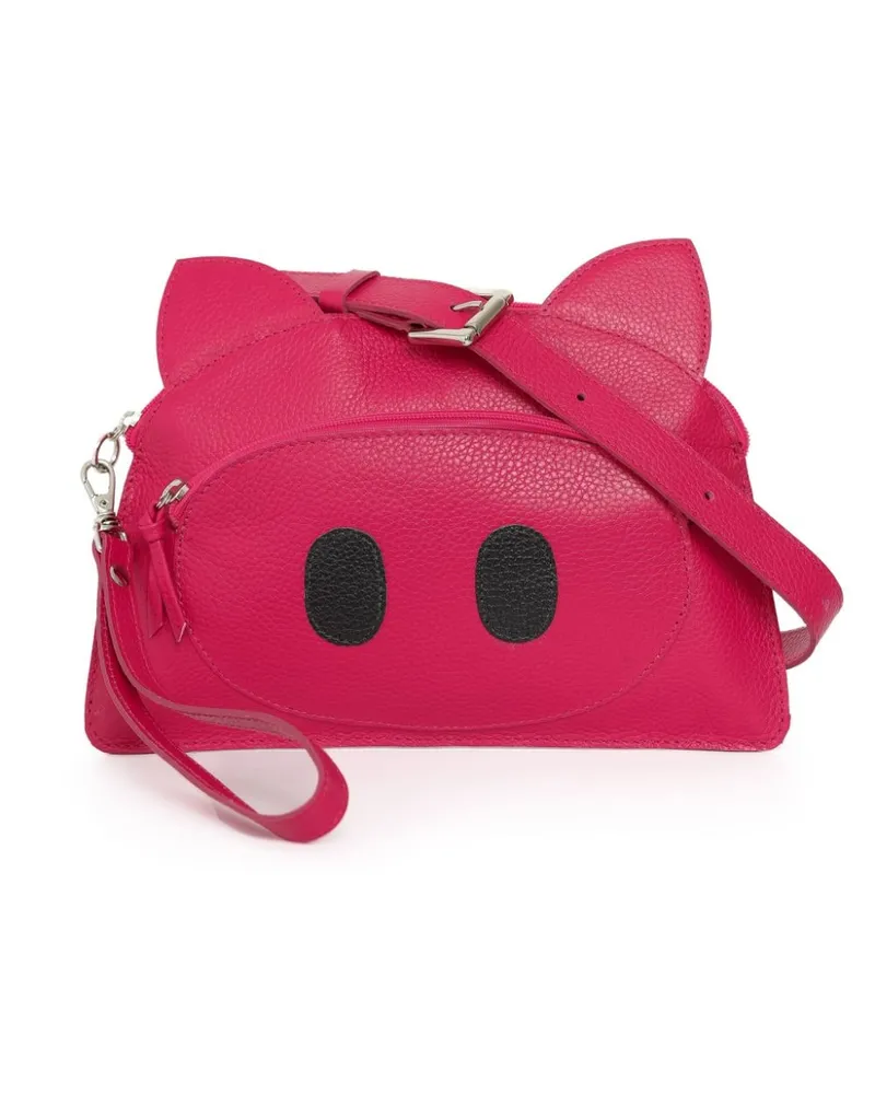 Sarah Chofakian Pig Fun Clutch - Rosa Rosa