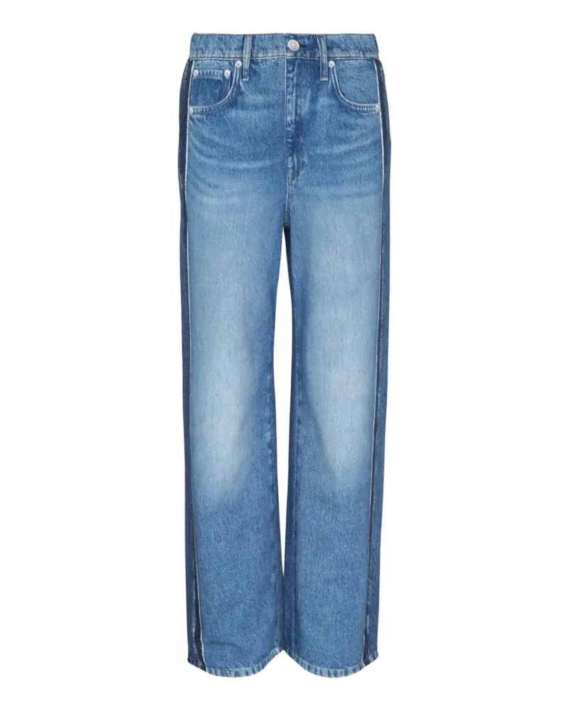 Rag & Bone Miramar Hose mit Fransen - Blau Blau