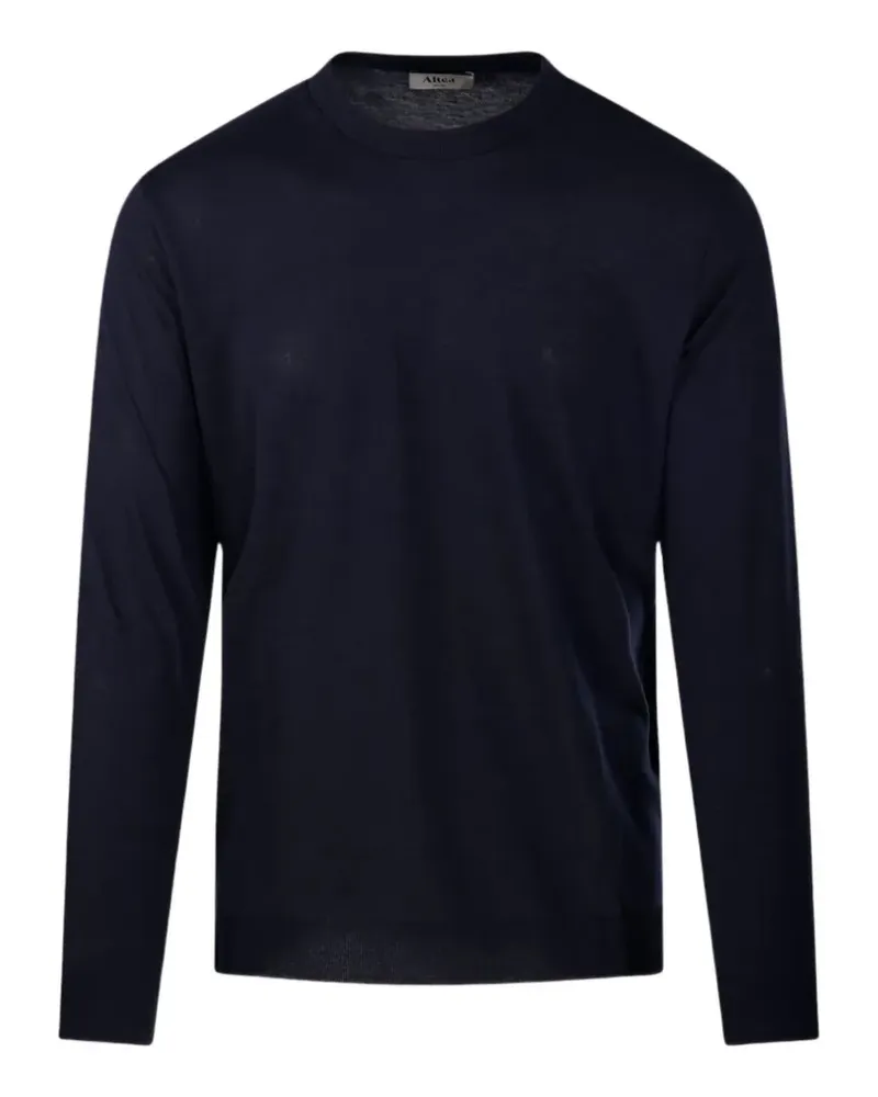 Altea Klassisches Langarmshirt - Blau Blau