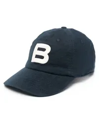 Bally Baseballkappe mit Logo-Stickerei Blau