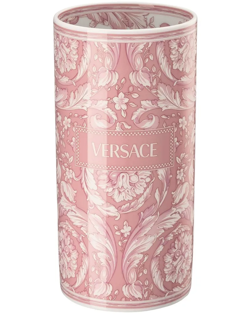 Versace Barocco Porzellanvase (24cm) - Rosa Rosa