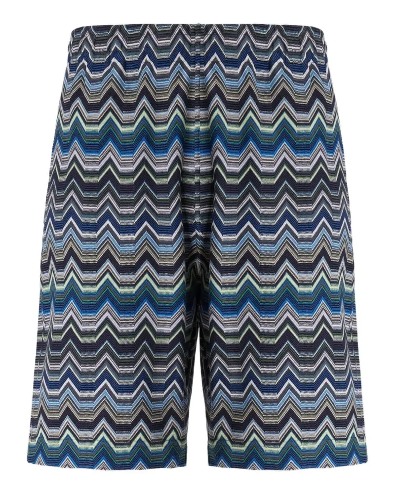 Missoni Shorts mit Zickzackmuster - Blau Blau
